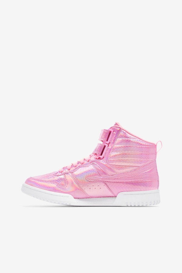 Women\'s F-14 Iridescent Snake Cotton Candy-White Fila