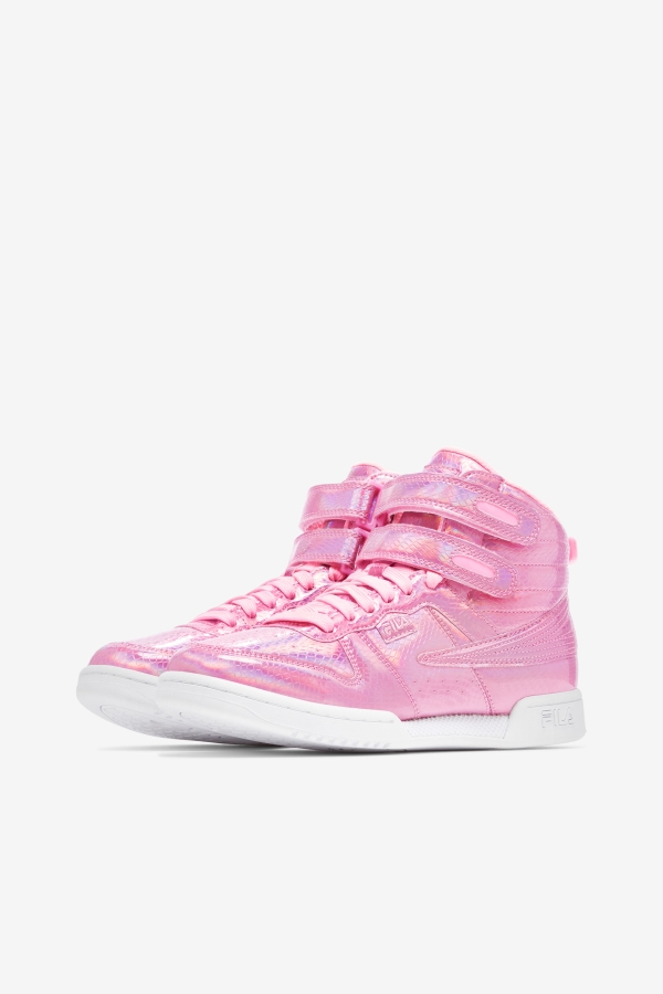Women\'s F-14 Iridescent Snake Cotton Candy-White Fila