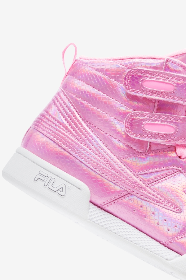 Women\'s F-14 Iridescent Snake Cotton Candy-White Fila