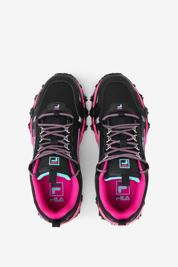 Fila Women\'s Oakmont TR Black-Pink Glo-Bluefish