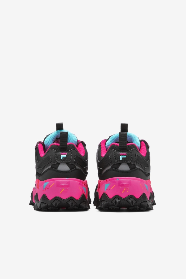 Fila Women\'s Oakmont TR Black-Pink Glo-Bluefish