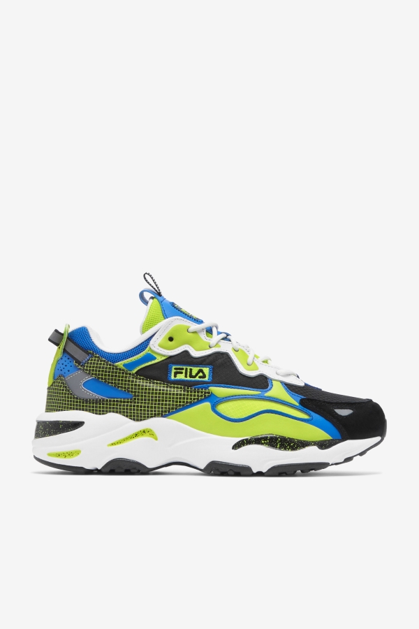 Fila White-Black-Lime Punch Men's Ray Tracer Apex