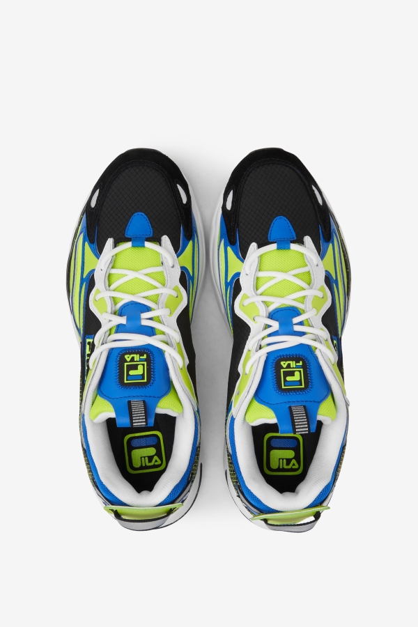 Fila White-Black-Lime Punch Men\'s Ray Tracer Apex