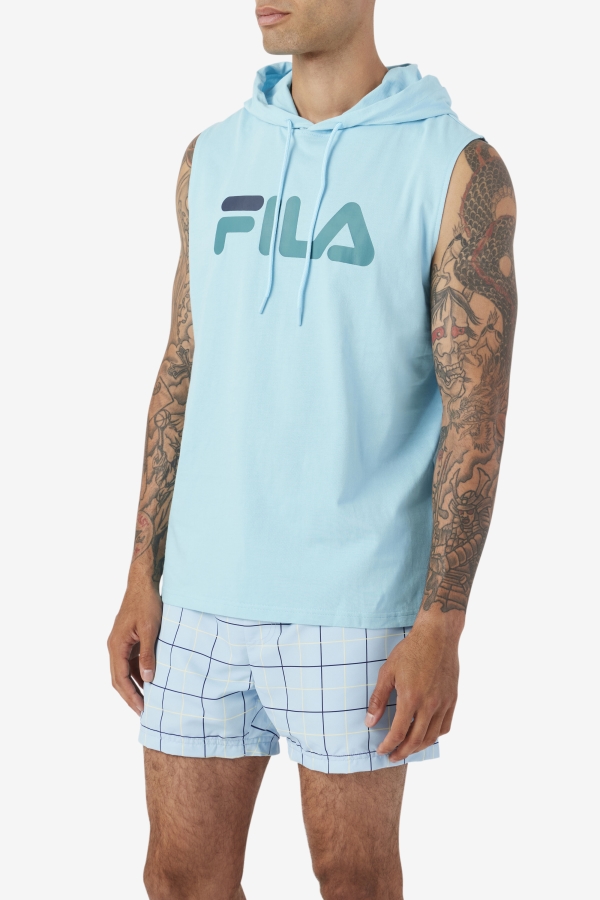 Petit Four-Bayou-Navy Zany Sleeveless Hoodie Fila