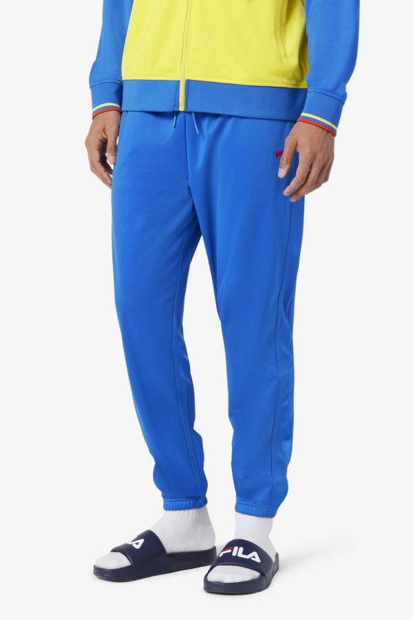 Lapis Blue-Fiery Red Fila Colombia Track Pant