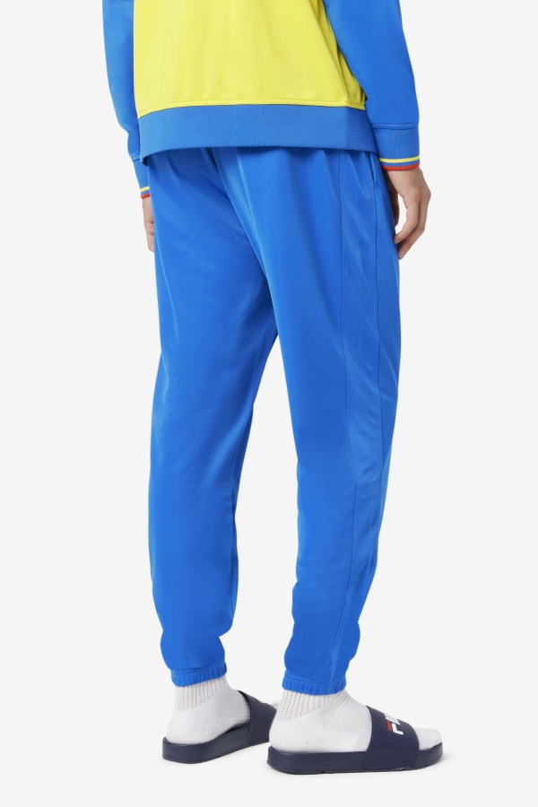 Lapis Blue-Fiery Red Fila Colombia Track Pant