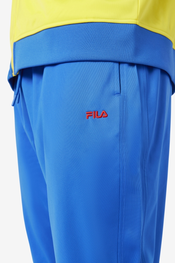 Lapis Blue-Fiery Red Fila Colombia Track Pant
