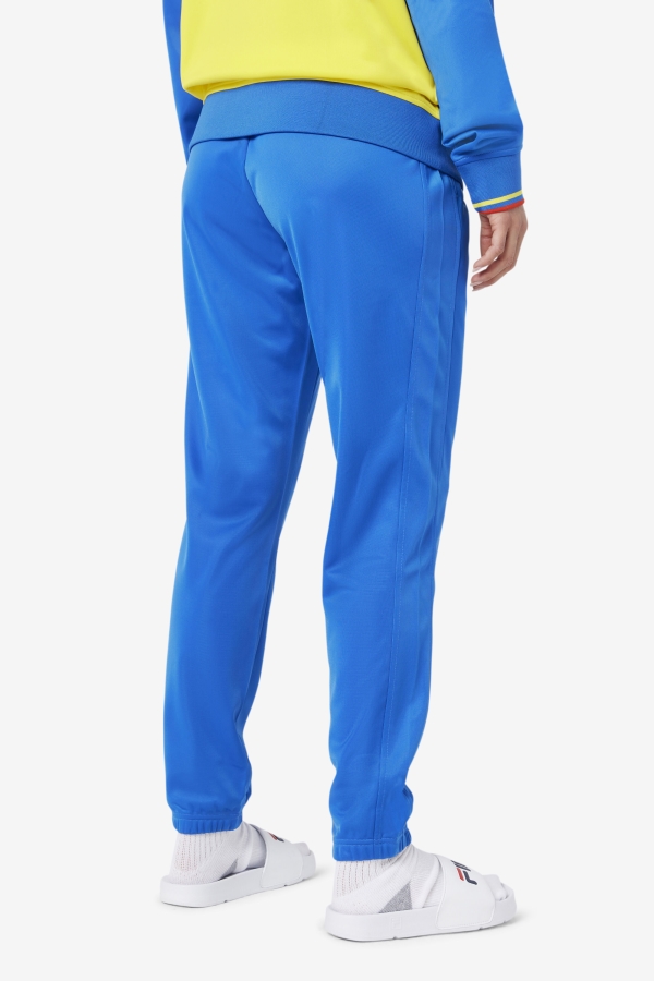 Lapis Blue-Fiery Red Fila Colombia Track Pant