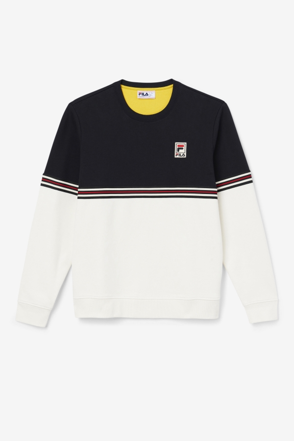 Asha Crew Fila Black-Gardenia-Yellow