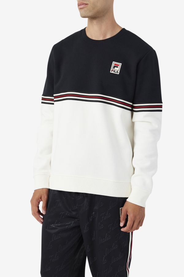 Asha Crew Fila Black-Gardenia-Yellow