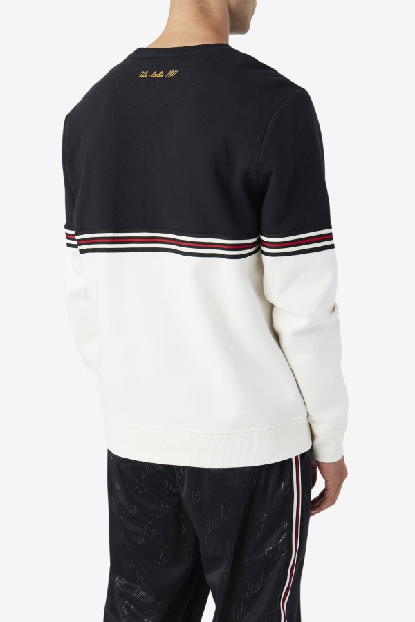 Asha Crew Fila Black-Gardenia-Yellow