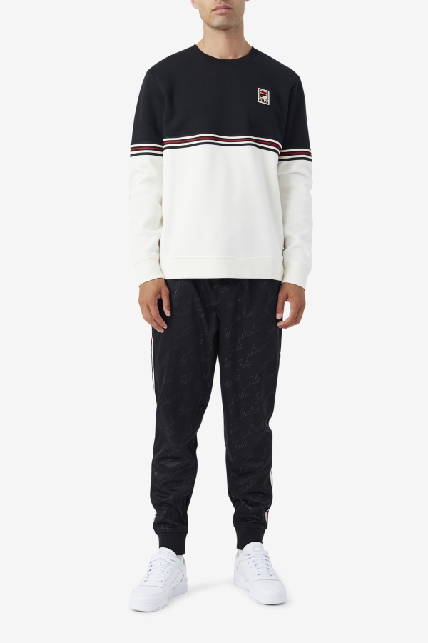 Asha Crew Fila Black-Gardenia-Yellow