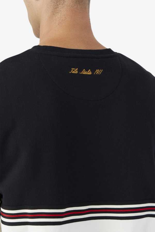 Asha Crew Fila Black-Gardenia-Yellow
