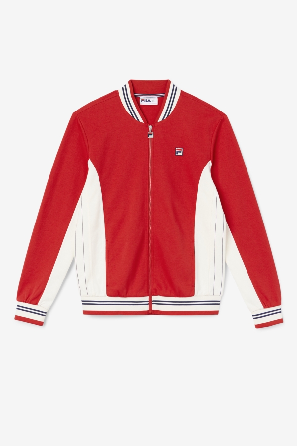 Settanta Jacket Red-Gardenia-Navy Fila