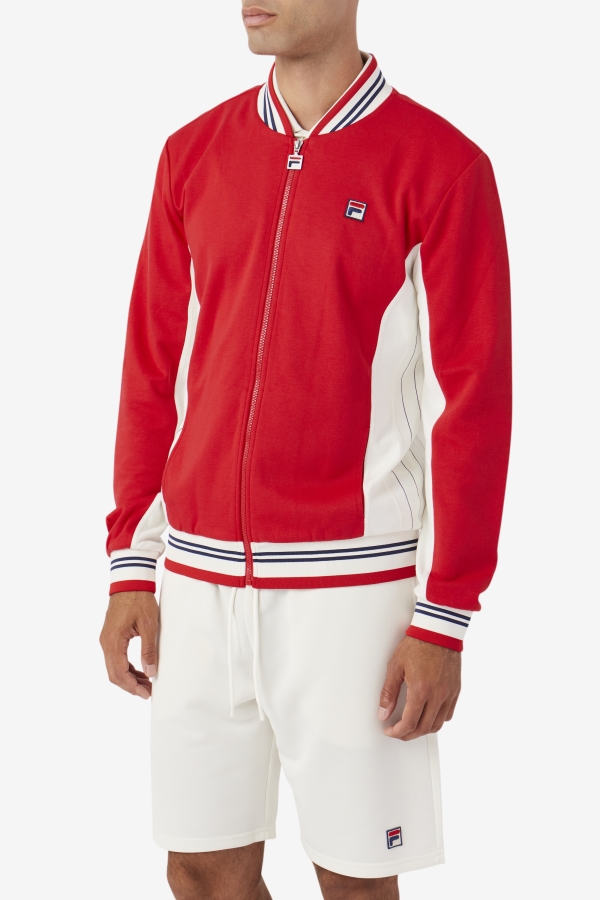 Settanta Jacket Red-Gardenia-Navy Fila