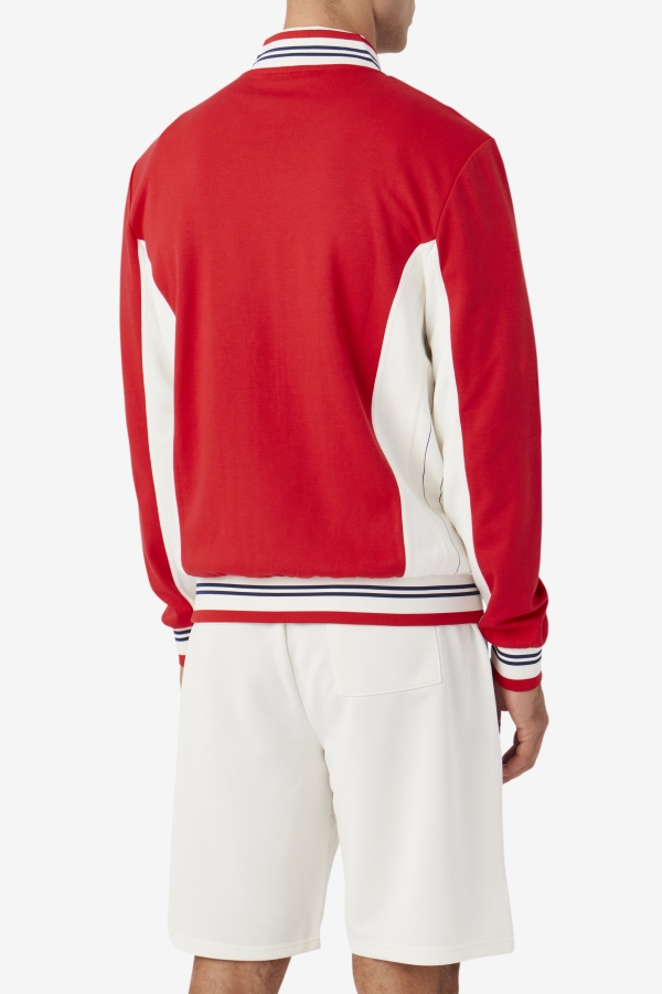 Settanta Jacket Red-Gardenia-Navy Fila