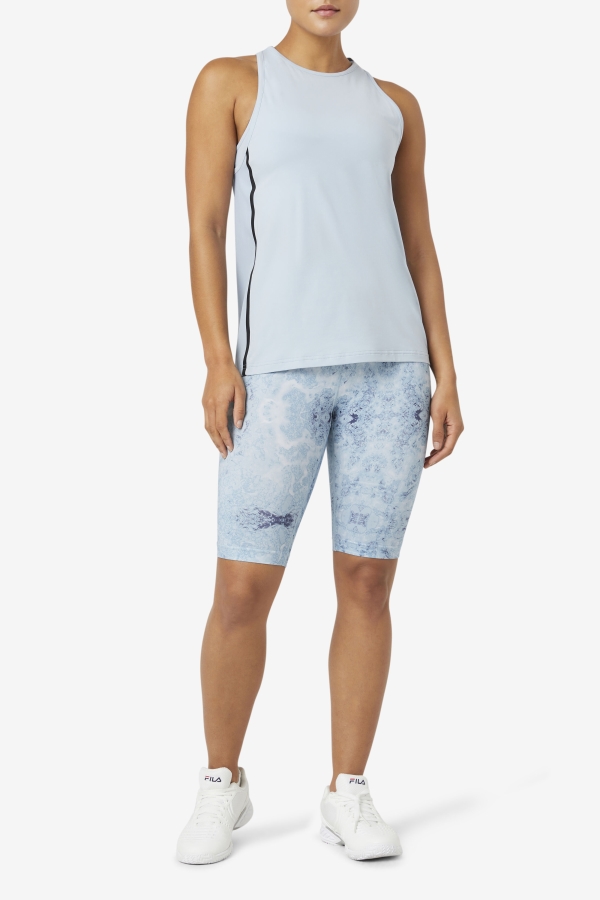 Fi-Lux Loose Tank Top Blue Fog-Black Fila