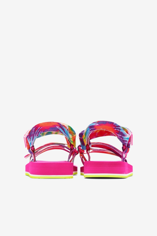 Fila Mutli-White-Pink Glo Women\'s Drifter Ts Tie Dye