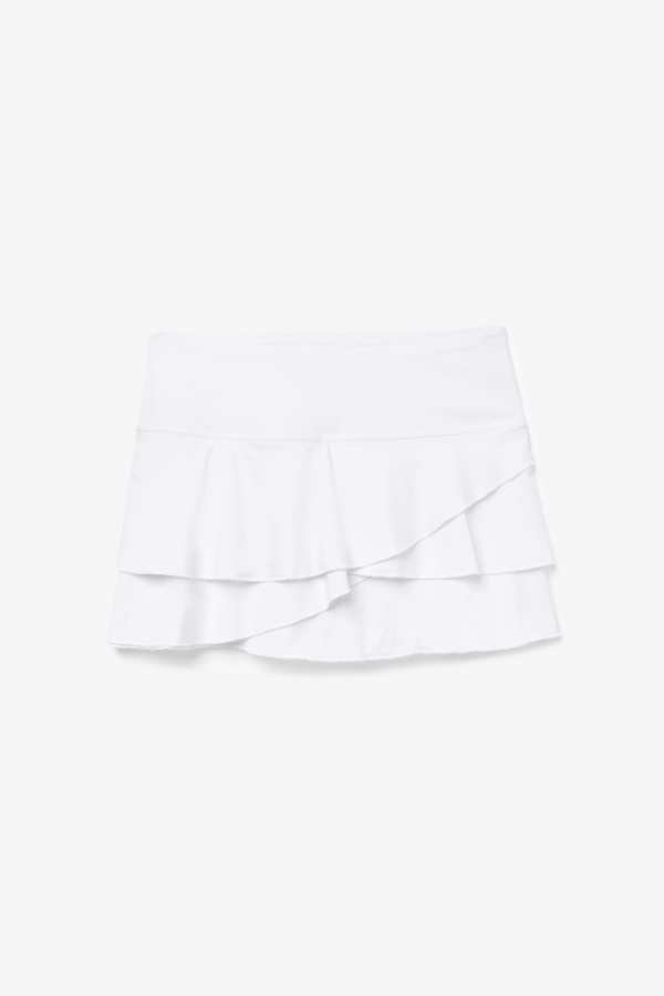 Pickleball Tiered Printed Skort Fila White