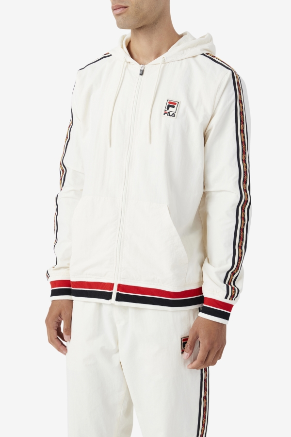 Gardenia-Black-Red Fila Faras Wind Jacket