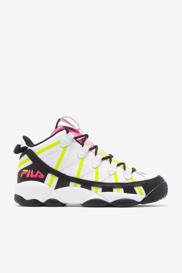 Fila White-Black-Yellow Men's Stackhouse Spaghetti