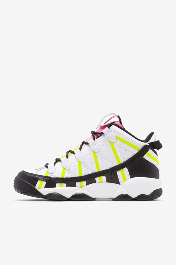 Fila White-Black-Yellow Men\'s Stackhouse Spaghetti