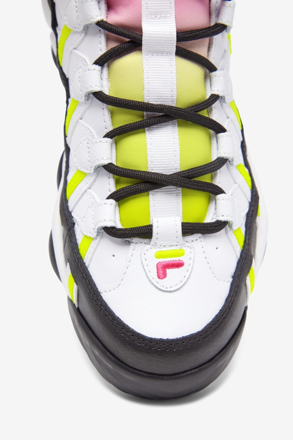 Fila White-Black-Yellow Men\'s Stackhouse Spaghetti