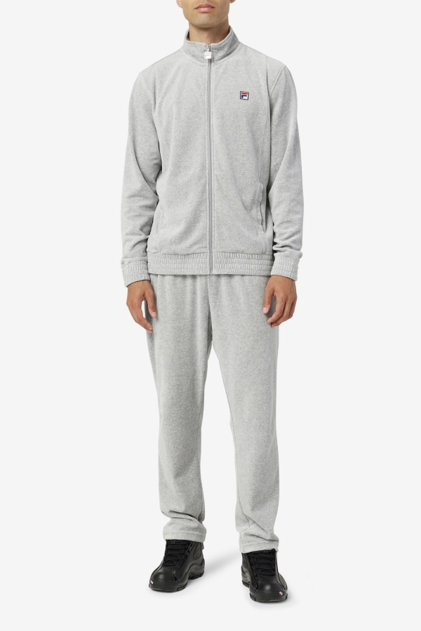 Heather Grey O-Fit Velour Pant Fila