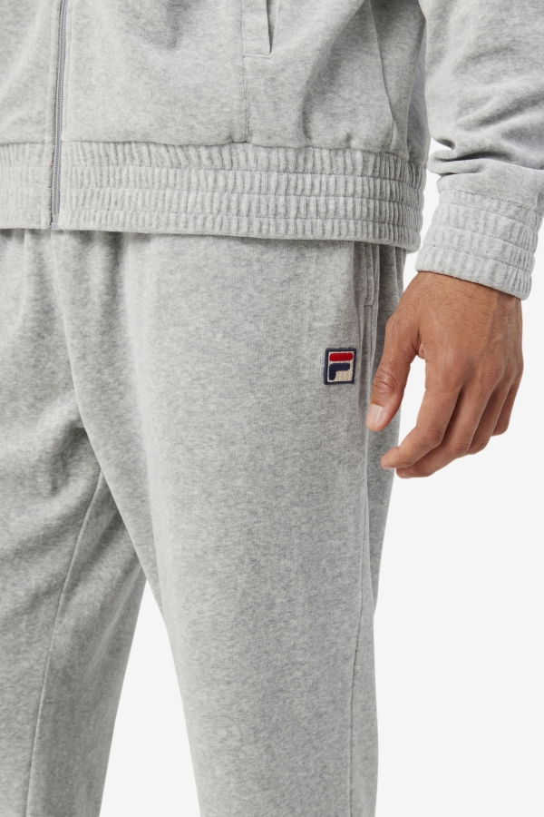 Heather Grey O-Fit Velour Pant Fila