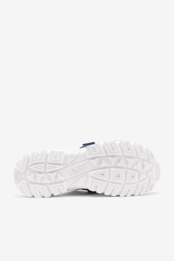 Men\'s outdoor slide Fila White-Navy-Red