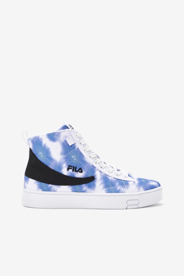 White-Bright Cobalt-Storm Blue Women's Gennaio Tie Dye Fila