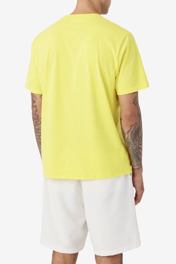 Saran Tee Fila Yellow-Navy