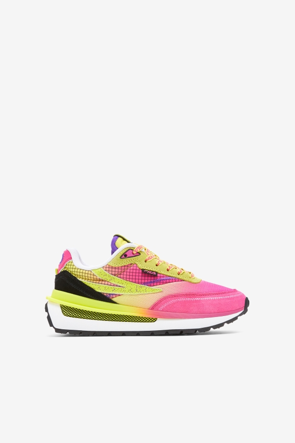 Fila Pink Glo-Sulphur-White Big Kids' Renno