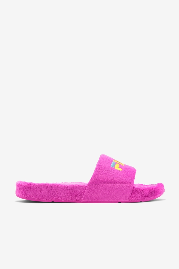 Terry Drifter Slide Fila Purple-Yellow-Petit Four