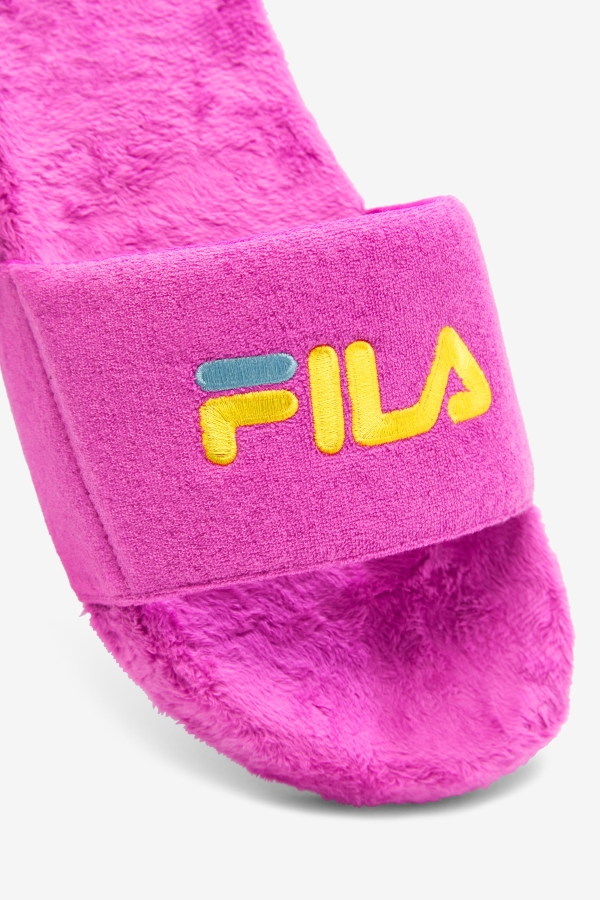 Terry Drifter Slide Fila Purple-Yellow-Petit Four