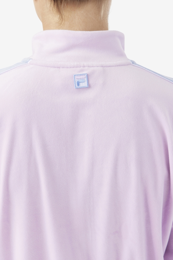 Valery Velour Jacket Fila Orchid-Blue-White
