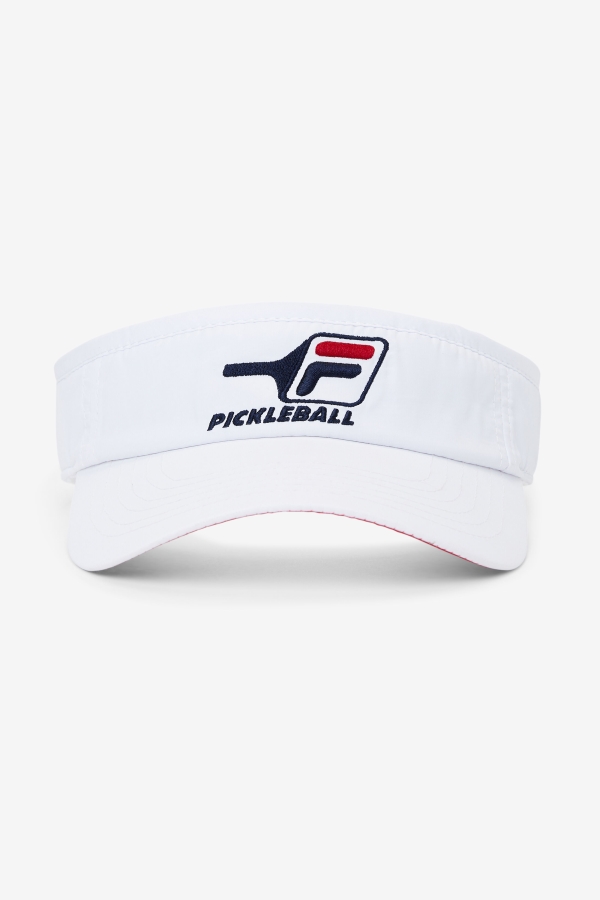 Pickleball Visor Fila White-Red