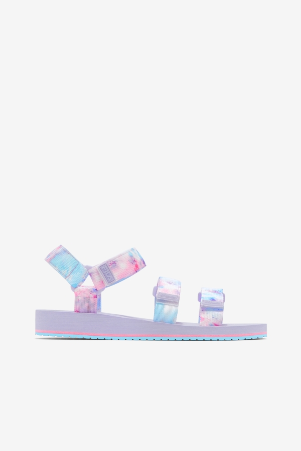 Women's Drifter Ts Tie Dye Fila Multi-White-Purple Heather