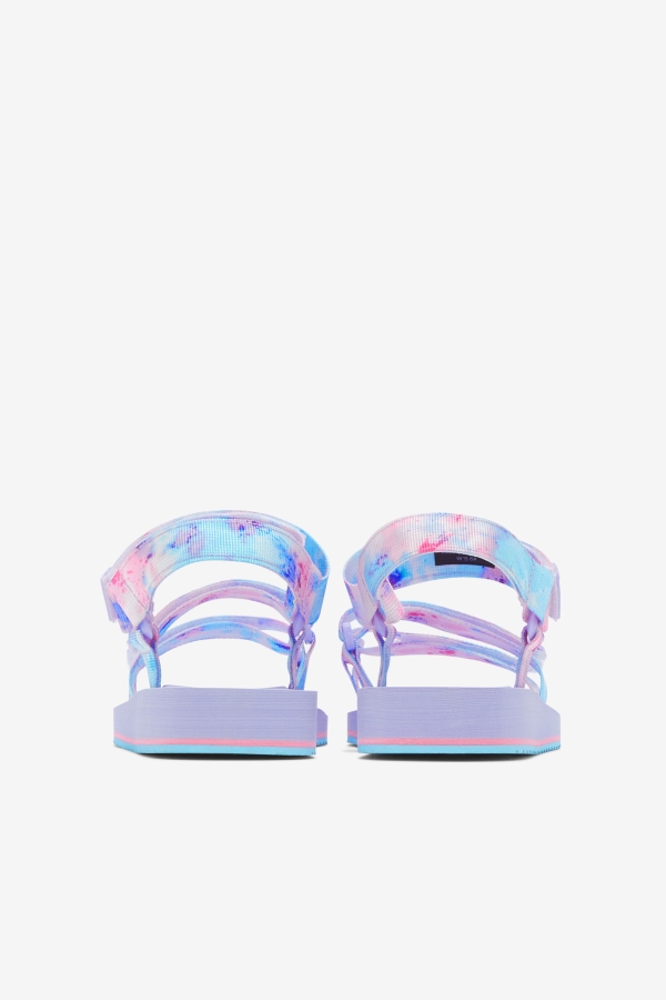 Women\'s Drifter Ts Tie Dye Fila Multi-White-Purple Heather