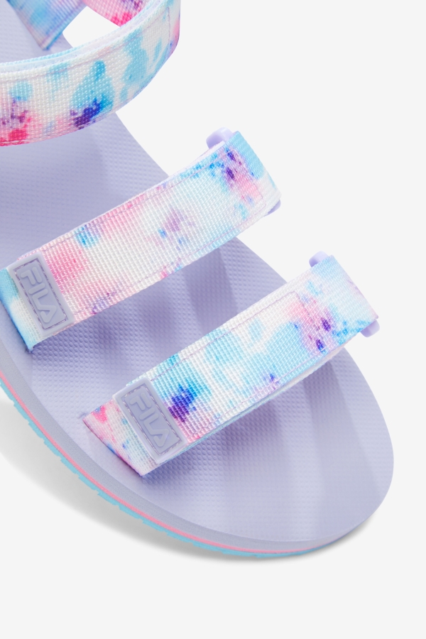Women\'s Drifter Ts Tie Dye Fila Multi-White-Purple Heather