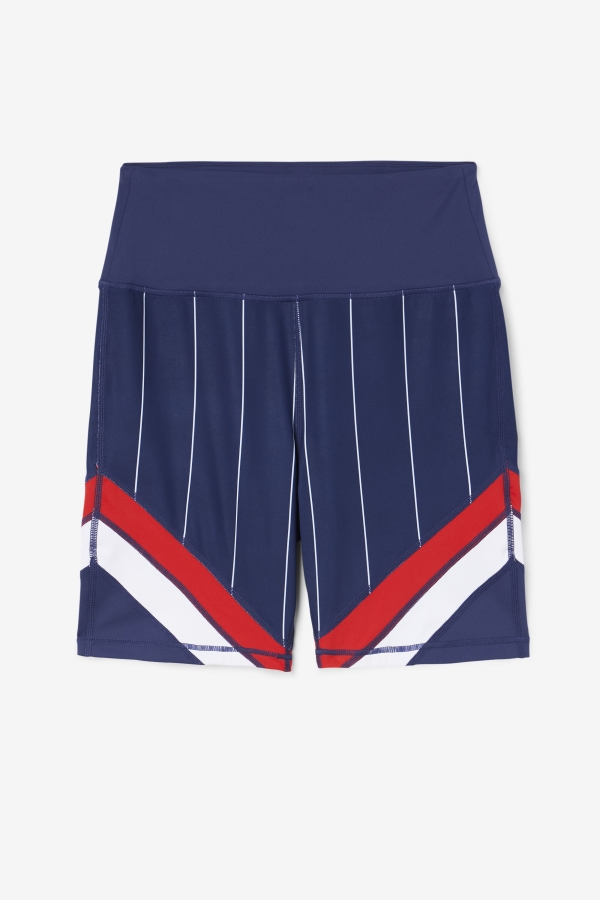Yareli Bike Short Navy-Red-White Fila