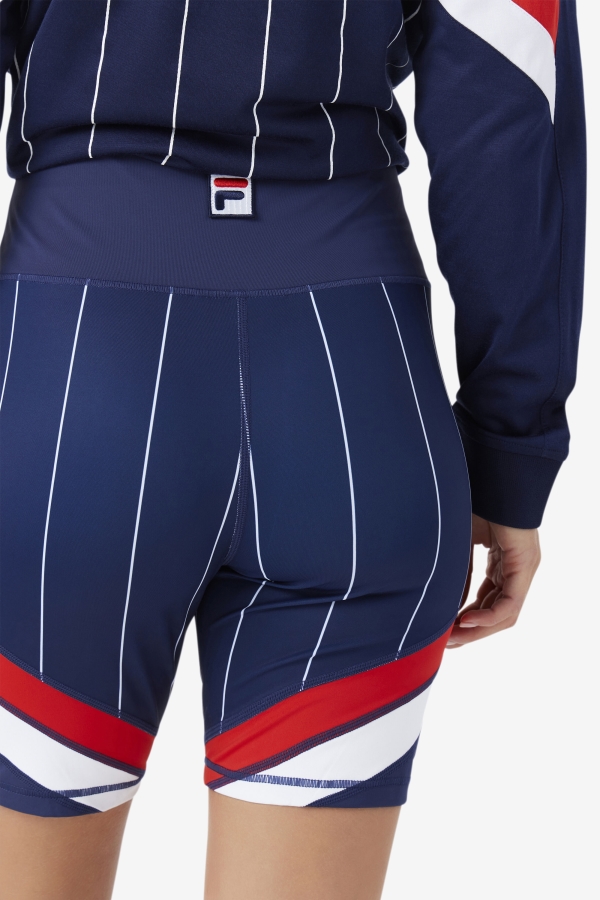 Yareli Bike Short Navy-Red-White Fila
