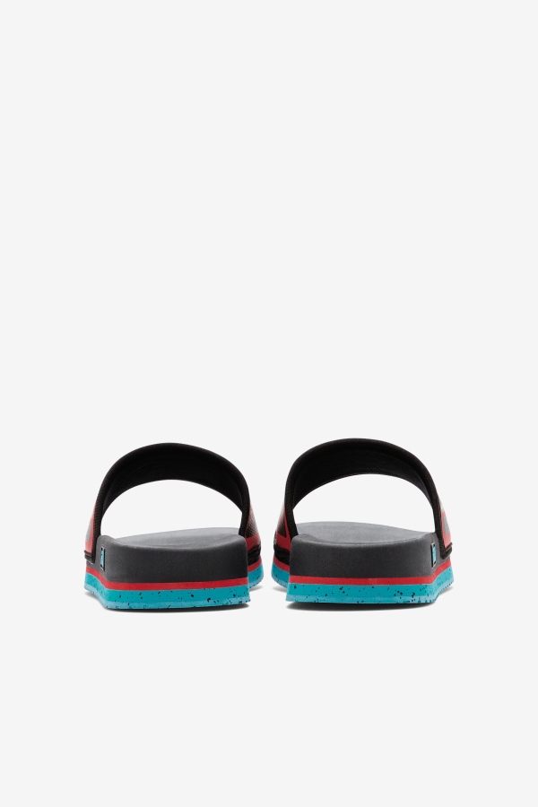 Fila Black-Capri Breeze-Red Men\'s Lunar Slide