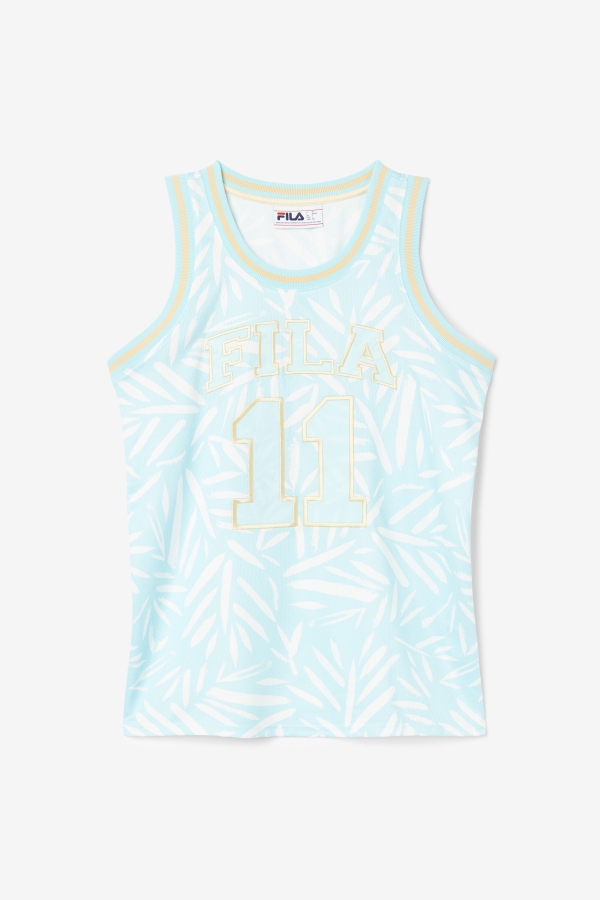 Fila Blue-White Quincy Basketball Jersey