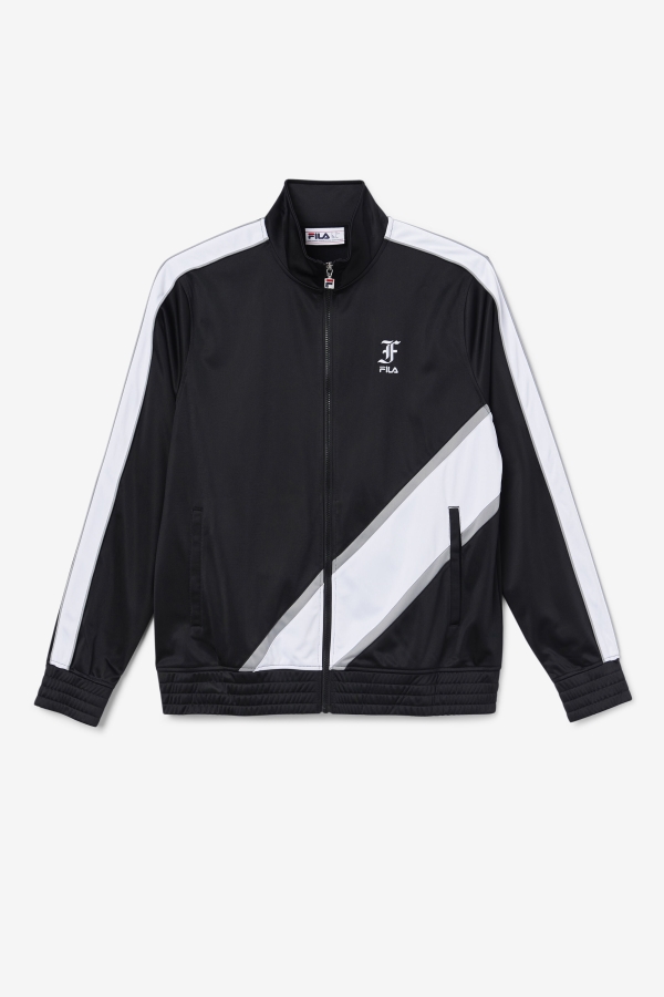 Black-White-Monument Runi Track Jacket Fila