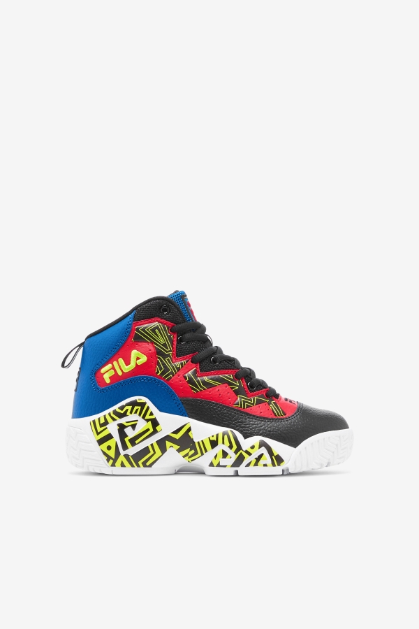 Black-Blue-Red Big Kids' MB Fila