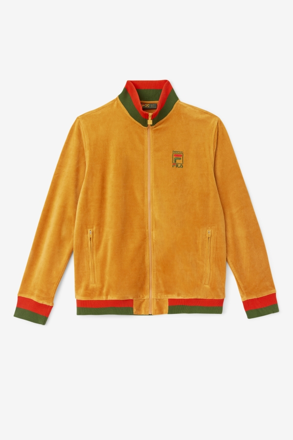 Fila Desert Sun-Poppy-Douglas Fir FILA X Paterson Velour Jacket