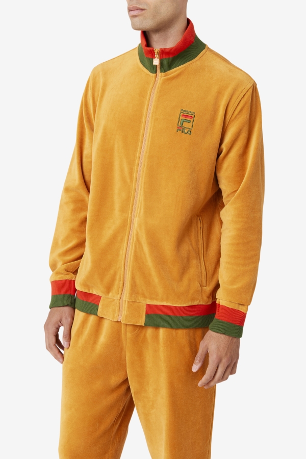 Fila Desert Sun-Poppy-Douglas Fir FILA X Paterson Velour Jacket