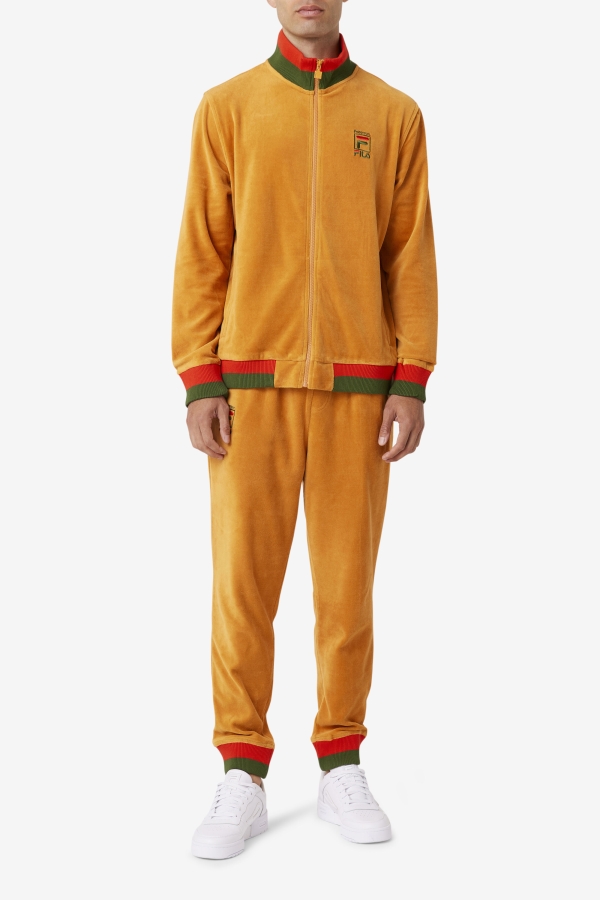 Fila Desert Sun-Poppy-Douglas Fir FILA X Paterson Velour Jacket