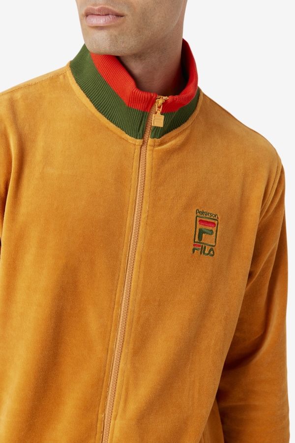 Fila Desert Sun-Poppy-Douglas Fir FILA X Paterson Velour Jacket